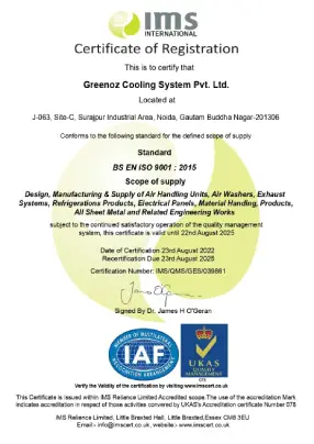 ISO Certificate